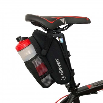 Bolsa De Selim  P/Bicicleta C/Suporte Garrafinha  Preta