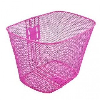 Cesta Cestinha para Bicicleta Aro 20 Rosa