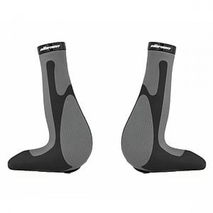 Punho Manopla Ergonomica c / bar end pto/cinza