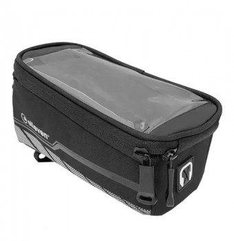 Bolsa de quadro para bicicleta com porta celular