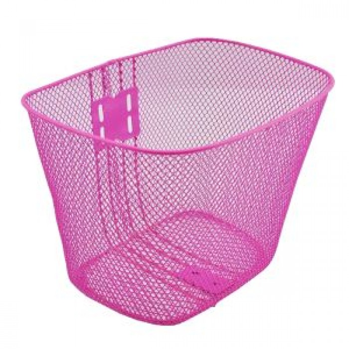 Cesta Cestinha para Bicicleta Aro 20 Rosa
