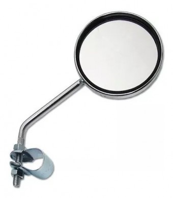 Espelho retrovisor de bicicleta cromado